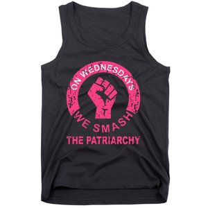 On Wednesdays We Smash The Patriarchy Women Rights Apparel Tank Top