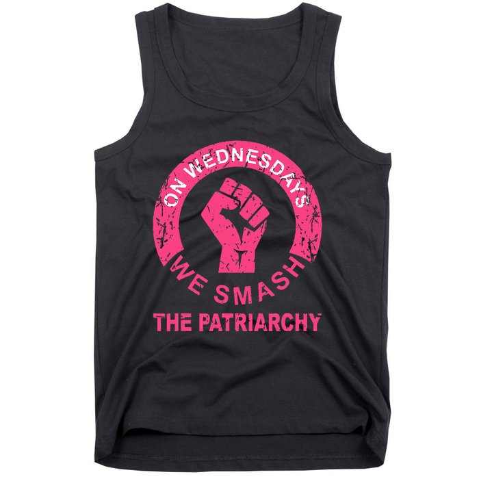 On Wednesdays We Smash The Patriarchy Women Rights Apparel Tank Top