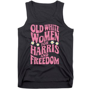 Old White Women For Harris And Freedom Kamala Harris Gift Tank Top