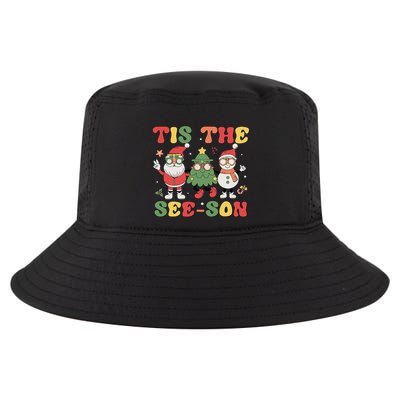 Ophthalmologist Xmas Optometrist Sight Squad Ophthalmic Tech Cool Comfort Performance Bucket Hat