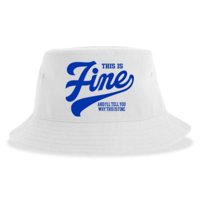 Outside Xbox This Is Fine And ILl Tell You Why This Is Fine Limited Sustainable Bucket Hat