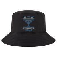 Oy To The  World Hanuka Ugly Sweater  Cool Comfort Performance Bucket Hat