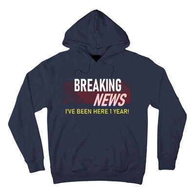 One Year 1st Work Anniversary First Employee Appreciation Hoodie