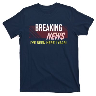 One Year 1st Work Anniversary First Employee Appreciation T-Shirt