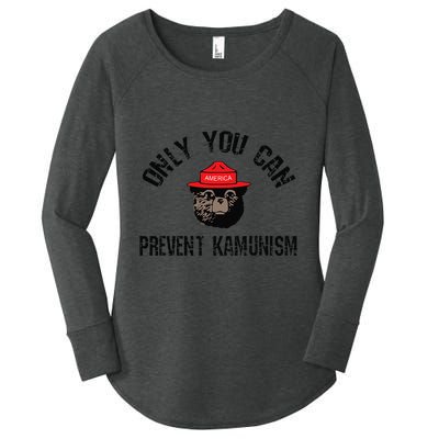 Only You Can Prevent Kamunism Communism Women's Perfect Tri Tunic Long Sleeve Shirt