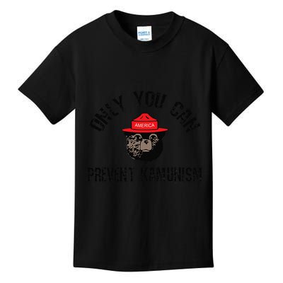 Only You Can Prevent Kamunism Communism Kids T-Shirt