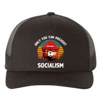 Only You Can Prevent Socialism MAGA Bear Republican Yupoong Adult 5-Panel Trucker Hat