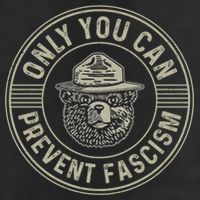 Only You Can Prevent Fascism Bear Activism Funny Political Cool Comfort Performance Bucket Hat