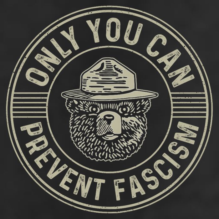 Only You Can Prevent Fascism Bear Activism Funny Political Cool Comfort Performance Bucket Hat