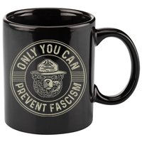 Only You Can Prevent Fascism Bear Activism Funny Political 11oz C Handle Ceramic Mug