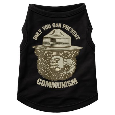 Only You Can Prevent Communism Camping Bear Doggie Tank