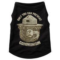 Only You Can Prevent Communism Camping Bear Doggie Tank