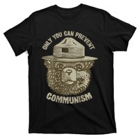 Only You Can Prevent Communism Camping Bear T-Shirt