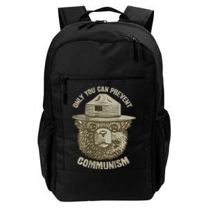 Only You Can Prevent Communism Camping Bear Daily Commute Backpack