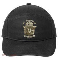Only You Can Prevent Communism Camping Bear 7-Panel Snapback Hat