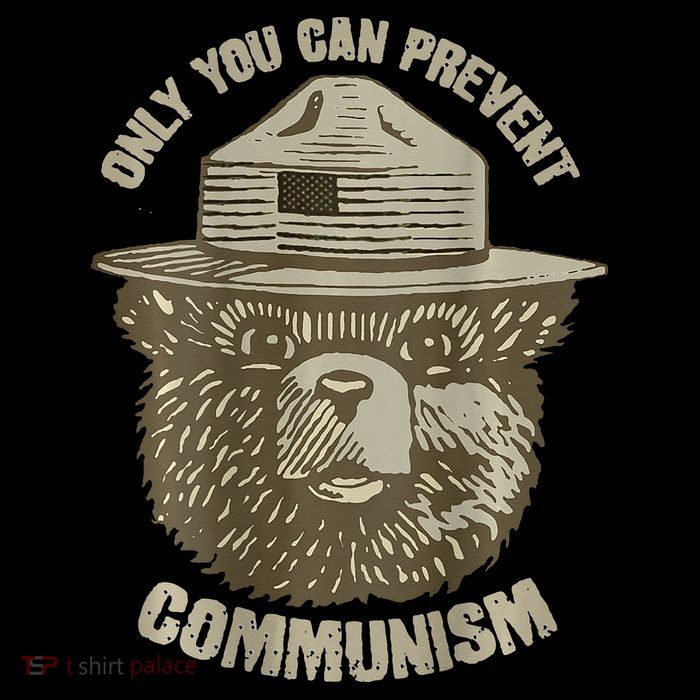 Only You Can Prevent Communism Camping Bear Flatbill Hat