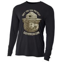 Only You Can Prevent Communism Camping Bear Cooling Performance Long Sleeve Crew