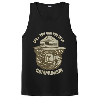 Only You Can Prevent Communism Camping Bear PosiCharge Competitor Tank