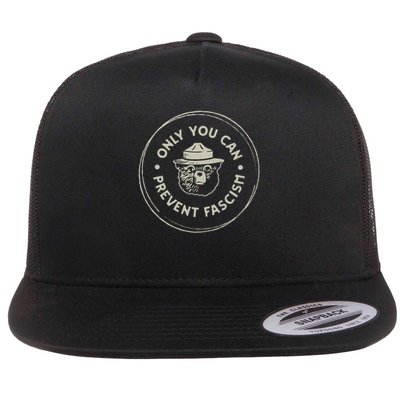 Only You Can Prevent Fascism Flat Bill Trucker Hat