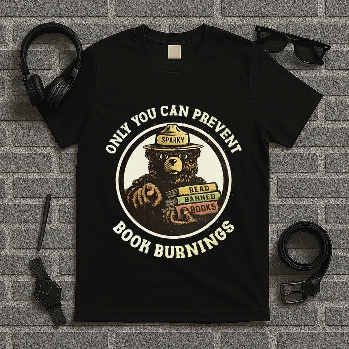 Only You Can Prevent Book Burnings T-Shirt