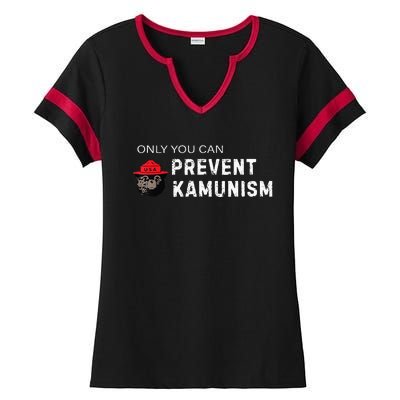 Only You Can Prevent Kamunism Communism Election Humor 2024 Ladies Halftime Notch Neck Tee