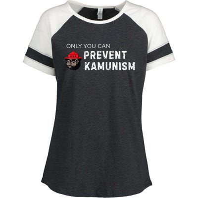 Only You Can Prevent Kamunism Communism Election Humor 2024 Enza Ladies Jersey Colorblock Tee