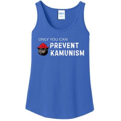 Only You Can Prevent Kamunism Communism Election Humor 2024 Ladies Essential Tank