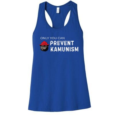 Only You Can Prevent Kamunism Communism Election Humor 2024 Women's Racerback Tank