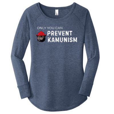 Only You Can Prevent Kamunism Communism Election Humor 2024 Women's Perfect Tri Tunic Long Sleeve Shirt