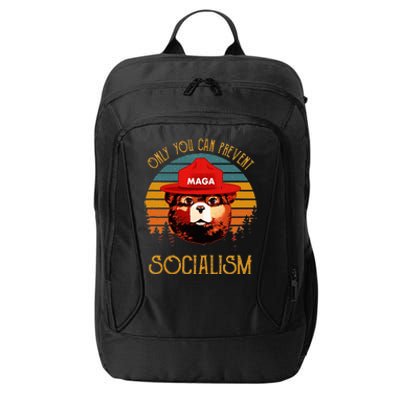 Only You Can Prevent Socialism Maga Antisocialist City Backpack