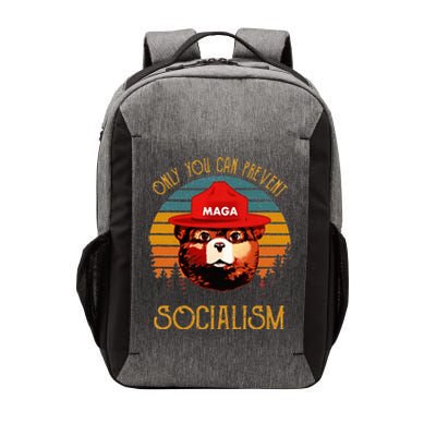 Only You Can Prevent Socialism Maga Antisocialist Vector Backpack