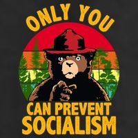 On You Can Prevent Socialism Bear 25L Jumbo Tote