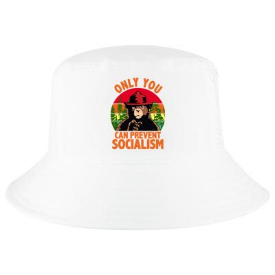 On You Can Prevent Socialism Bear Cool Comfort Performance Bucket Hat