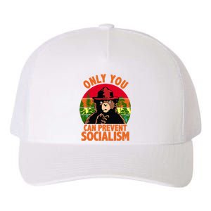 On You Can Prevent Socialism Bear Yupoong Adult 5-Panel Trucker Hat