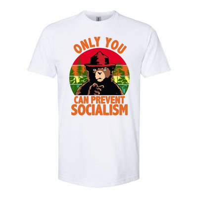 On You Can Prevent Socialism Bear Softstyle® CVC T-Shirt