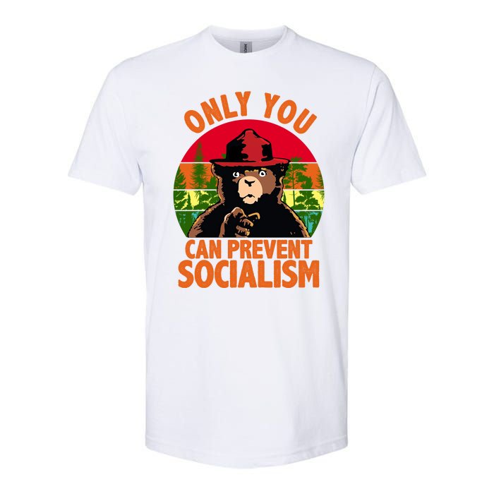 On You Can Prevent Socialism Bear Softstyle CVC T-Shirt