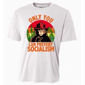 On You Can Prevent Socialism Bear Cooling Performance Crew T-Shirt