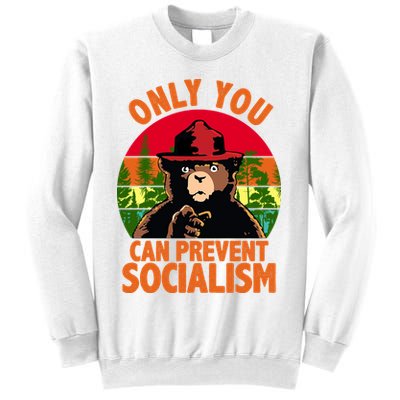 On You Can Prevent Socialism Bear Sweatshirt