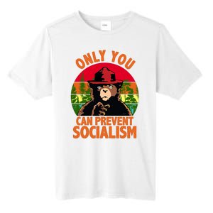 On You Can Prevent Socialism Bear Tall Fusion ChromaSoft Performance T-Shirt