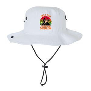 On You Can Prevent Socialism Bear Legacy Cool Fit Booney Bucket Hat