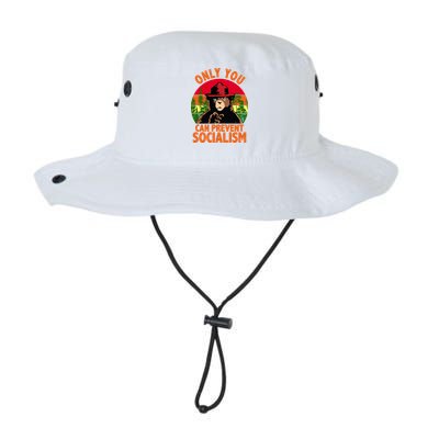 On You Can Prevent Socialism Bear Bucket Hat
