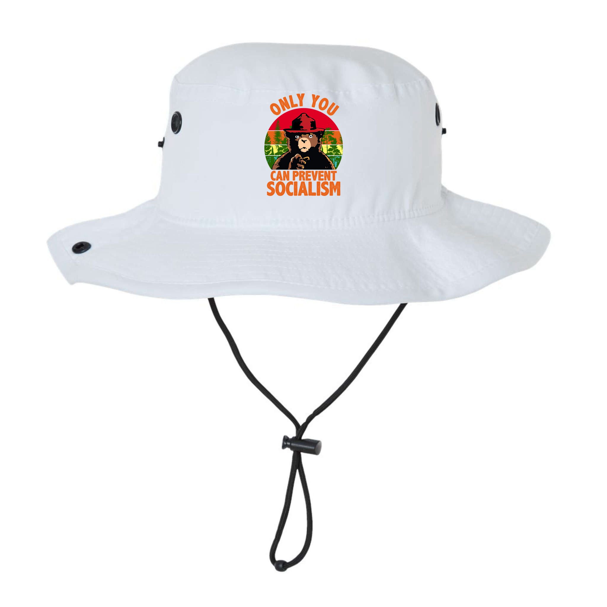 On You Can Prevent Socialism Bear Bucket Hat
