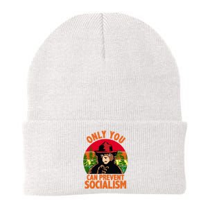 On You Can Prevent Socialism Bear Knit Cap Winter Beanie