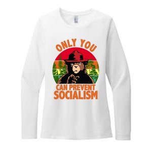 On You Can Prevent Socialism Bear Womens CVC Long Sleeve Shirt