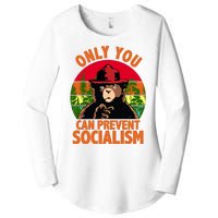 On You Can Prevent Socialism Bear Women's Perfect Tri Tunic Long Sleeve Shirt