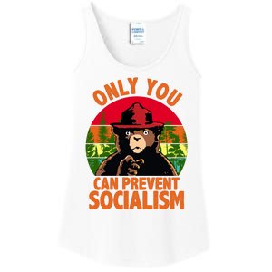 On You Can Prevent Socialism Bear Ladies Essential Tank