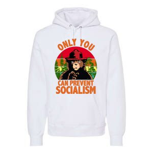 On You Can Prevent Socialism Bear Premium Hoodie