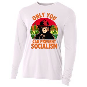 On You Can Prevent Socialism Bear Cooling Performance Long Sleeve Crew