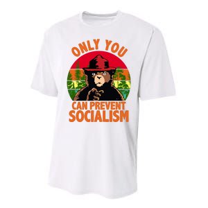 On You Can Prevent Socialism Bear Performance Sprint T-Shirt