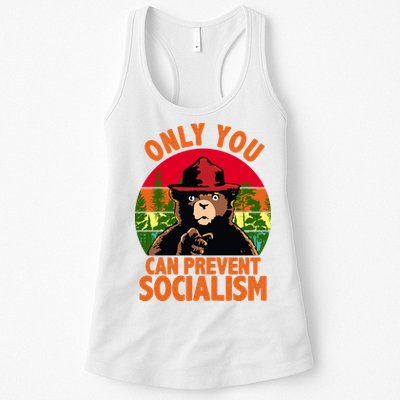 On You Can Prevent Socialism Bear Womens Tank Top